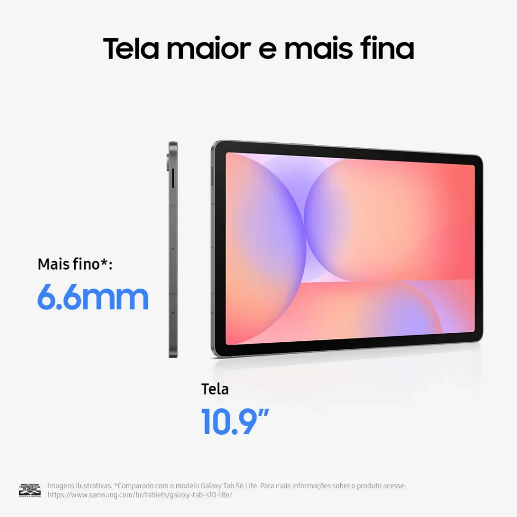 Samsung Galaxy Tab S10 Lite: Potência e Versatilidade em um Único Dispositivo galaxy tab s10 lite 3